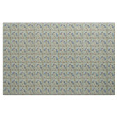 Blaue australische Kingfischarten und Eukalyptus-B Stoff (Yard (91,4 cm))