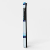 Blaue Autos Vintag Case-Mate iPhone Hülle (Hinten/Links)