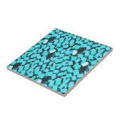 Blaue Avalanche Fliese (Seite)