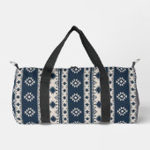 Blaue Aztec Print Cut Sew Tasche (Vorderseite)