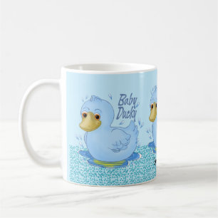 Blaue Baby-Ente Tasse
