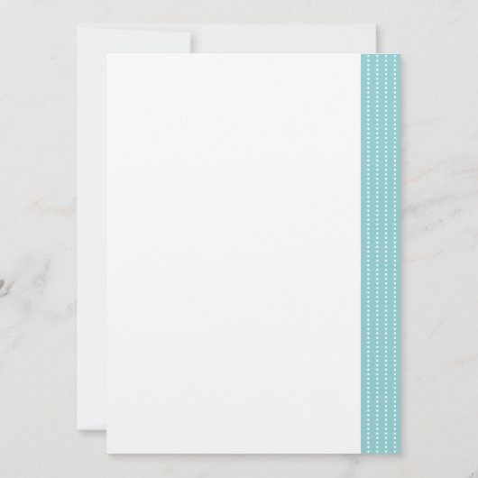 Blaue Babyparty-Mama u. Vati-Vögel u. Nest Einladung (Rückseite)