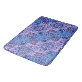 Blaue Badematte (Schrägansicht)