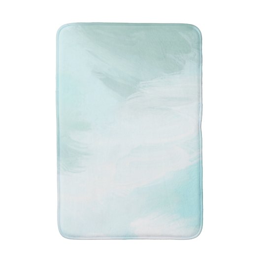 Blaue Badematte (Vorderseite Vertikal)