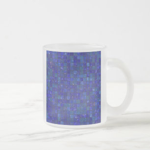 Blaue Badezimmer-Fliesen Mattglastasse