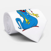 Blaue Bakterien Krawatte (Gerollt)