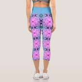 blaue Balance Capri Leggings (Rückseite)