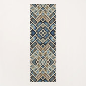 blaue Balance Yogamatte (Vorderseite)