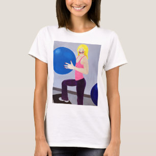 Blaue Bälle T-Shirt