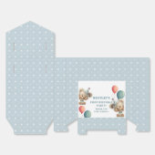 Blaue Ballon-Igel-Feier Geschenkschachtel (Ungefaltet)