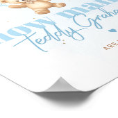 Blaue Ballons Wie viele teddy Grahams Poster (Ecke)