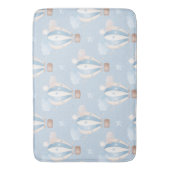 Blaue Balloons Muster Badematte (Vorderseite Vertikal)