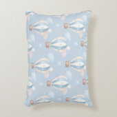 Blaue Balloons Muster Dekokissen (Vorderseite(Vertikal))