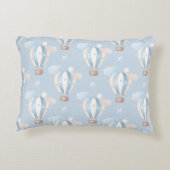 Blaue Balloons Muster Dekokissen (Rückseite)