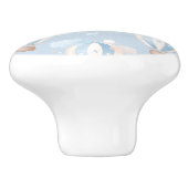 Blaue Balloons Muster Keramikknauf (Seitenansicht)