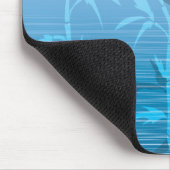 Blaue Bambusmausunterlage Mousepad (Ecke)