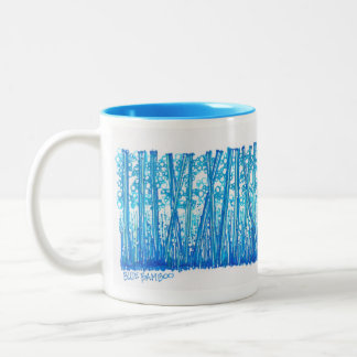 Blaue Bambussammlung Zweifarbige Tasse