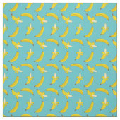 Blaue Bananen Stoff (Muster)