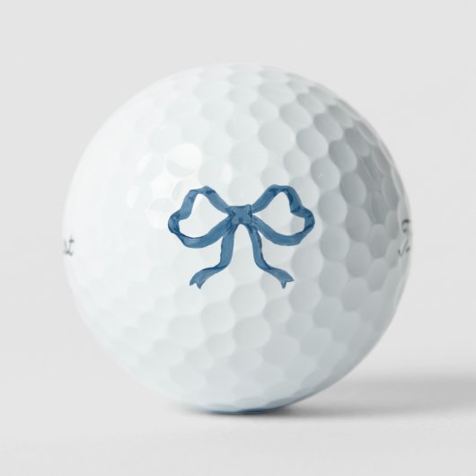 Blaue Band-Schleife Golfball (Vorderseite)