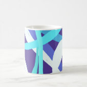 Blaue Bänder Kaffeetasse (Mittel)