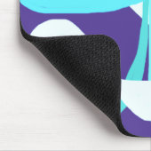 Blaue Bänder Mousepad (Ecke)