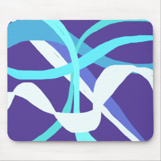 Blaue Bänder Mousepad