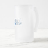 Blaue Bank-eisige Tasse (VorderseiteRechts)