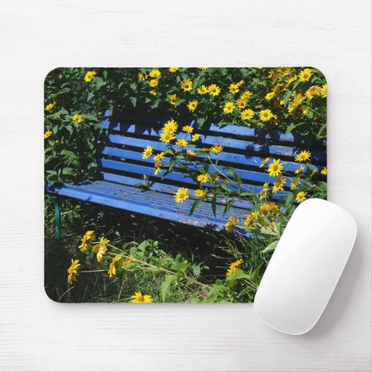 Blaue Bank Mousepad (Mit Mouse)