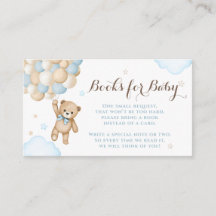 Blaue Bärchen warten kaum Bär Luftballon Babyparty