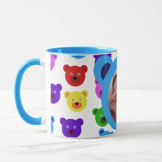 Blaue Bären Tasse (Links)