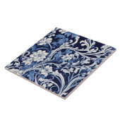 blaue Barockfliese Fliese (Seite)
