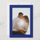 Blaue Barockkirche Burg Foto Save the Date Einladu Einladung (Rückseite)