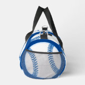 Blaue Baseball-Muster-Schrauben-Grafiken Duffle Bag (Rechts)