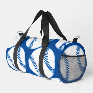 Blaue Baseball-Muster-Schrauben-Grafiken Duffle Bag