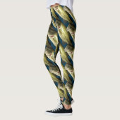 Blaue Bassfische Leggings (Links)