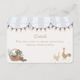 Blaue Bauern Marktwirtschaft Neuauflage Begleitkarte