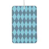 Blaue Bavaria Rhombus-Flaggenmuster Autolufterfrischer (Vorderseite)