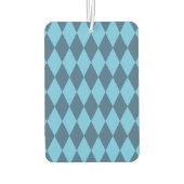 Blaue Bavaria Rhombus-Flaggenmuster Autolufterfrischer (Rückseite)