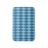Blaue Bavaria Rhombus-Flaggenmuster Badematte (Vorderseite Vertikal)