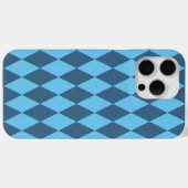 Blaue Bavaria Rhombus-Flaggenmuster Case-Mate iPhone Hülle (Rückseite (Horizontal))