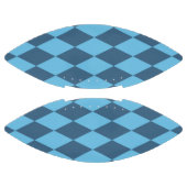 Blaue Bavaria Rhombus-Flaggenmuster Football (Paneele)