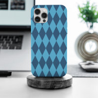 Blaue Bavaria Rhombus-Flaggenmuster
