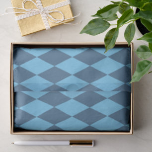 Blaue Bavaria Rhombus-Flaggenmuster Seidenpapier