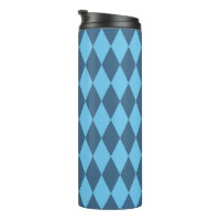 Blaue Bavaria Rhombus-Flaggenmuster