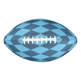 Blaue bayerische Raute-Flagge-Muster Football