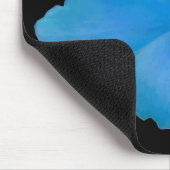 Blaue Begonia individuell anpassbare Mousepad (Ecke)