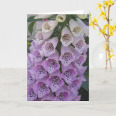 Blaue Bell-Geburtstags-Karte Karte (Gelbe Blume)