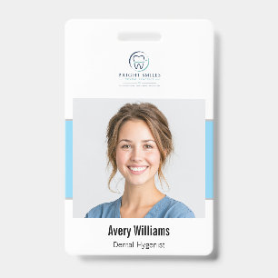 Blaue benutzerdefinierte Foto-ID Dental Ausweis