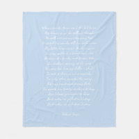 Blaue benutzerdefinierte Gedicht-Song-Lyrik-Zitat 