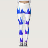 Blaue Berge, Abstrakte Leggings (Vorderseite)